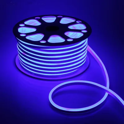 Гибкий неон LED Neon 8х16 синий