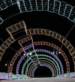 Светодиодный дюралайт 3-жильный NeonMos, RGBY