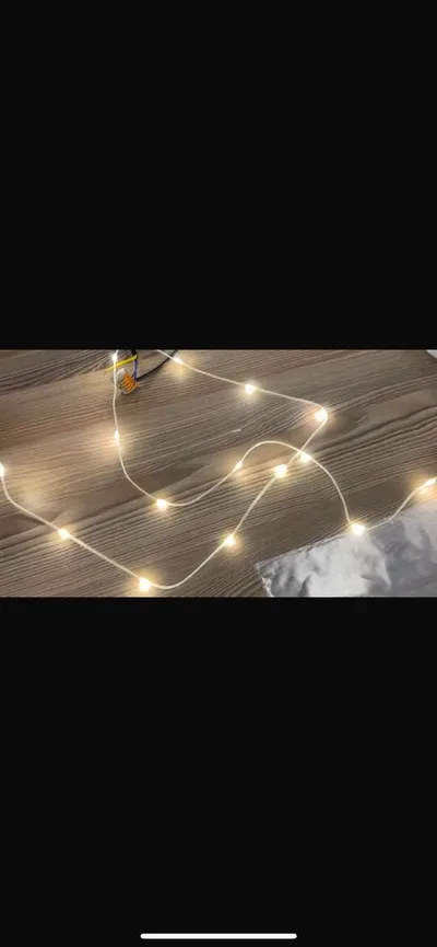 Светодиодная гирлянда для кустов и деревьев SMD клип-лайт мини NeonMos 24V Белая теплая