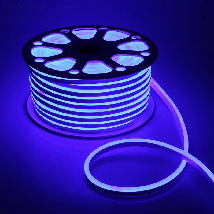 Гибкий неон LED Neon 8х16 синий
