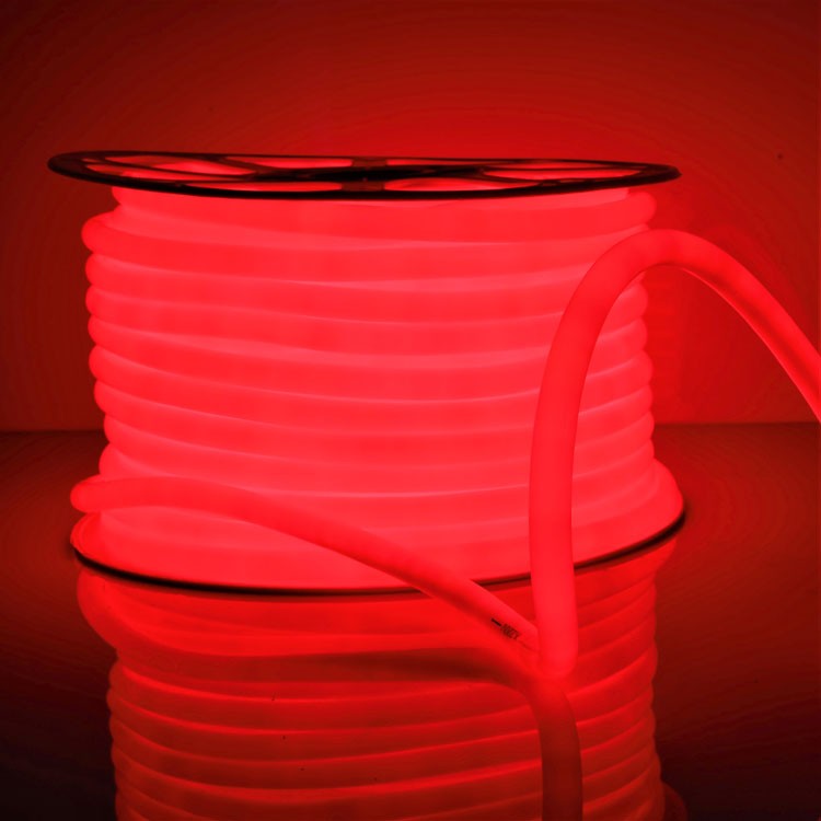 Круглый гибкий неон NeonMos LED D16 12V красный